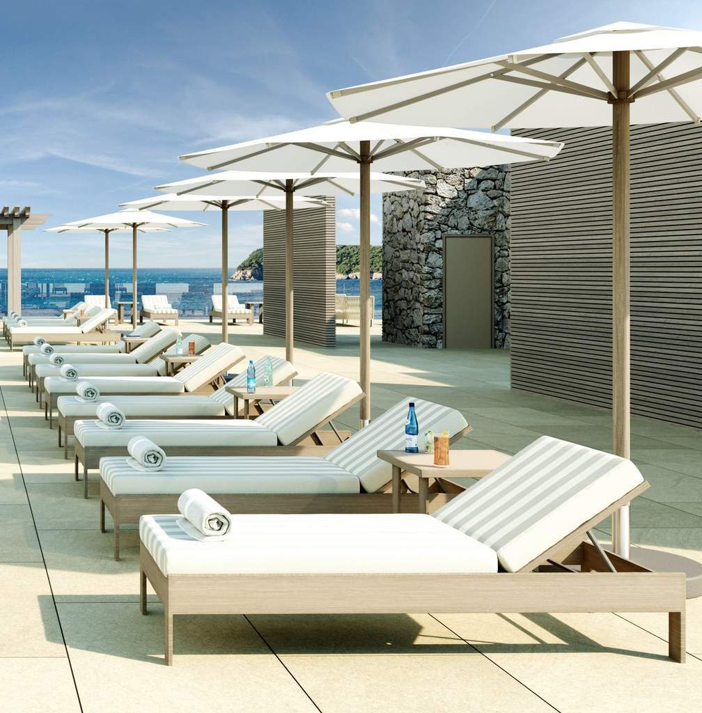 Royal Blue Hotel ดูบรอฟนิก ภายนอก รูปภาพ The rooftop pool at the Mandarin Oriental, Barcelona